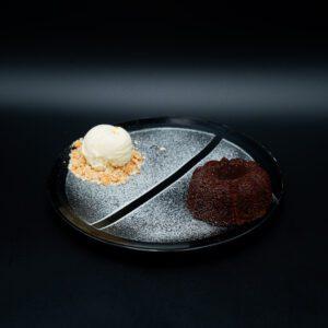 Lava Cake with Ice Cream